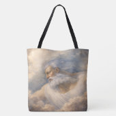 God de Vader Renaissance Kunst Katholiek Tote Bag (Achterkant)