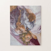 God de vader, Sistine Chapel van Michelangelo Legpuzzel (Verticaal)