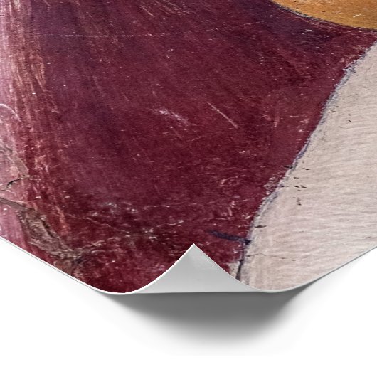 God de vader, Sistine Chapel van Michelangelo Poster (Hoek)