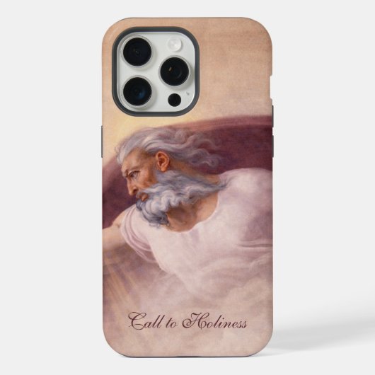 God de Vader Zegenende iPhone Hoesje (Achterkant)