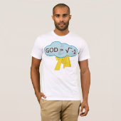God = de vierkant Wortel van -1 Shirt (Voorkant volledig)