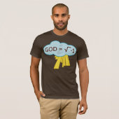 God = de vierkant Wortel van -1 Shirt (Voorkant volledig)