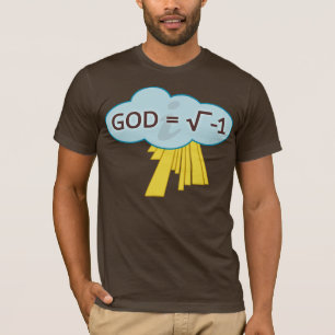 God = de vierkant Wortel van -1 Shirt