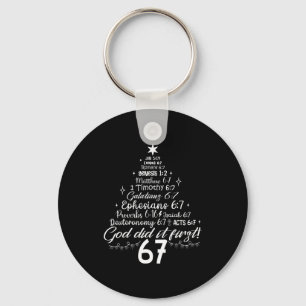 God deed het eerst 67 Christelijke Bijbel 6 7 Meme Sleutelhanger