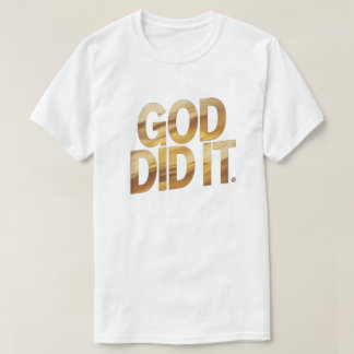 God deed het – Kerstshirt geïnspireerd op het gelo T-shirt