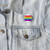 "God denkt dat ik geweldig ben" GAY PRIDE BADGE Ronde Button 3,2 Cm (In situ)