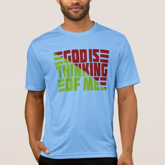 GOD DENKT ME AAN. T-SHIRT (Voorkant)