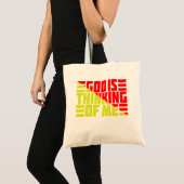 GOD DENKT ME AAN. TOTE BAG (Voorkant (product))