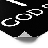 God Did Christian Faith Testimony Blessing Miracle Poster (Hoek)