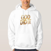 God Did It – Faith-Inspired Christian hoodie (Voorkant)
