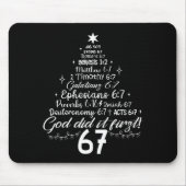 God Did It First 67 Christian Bible 6 7 Meme Chris Muismat (Voorkant)