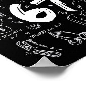 God Did It First Funny Christian 6 7 Six Seven  Poster (Hoek)