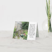 God dienen... briefkaart (Voorkant)