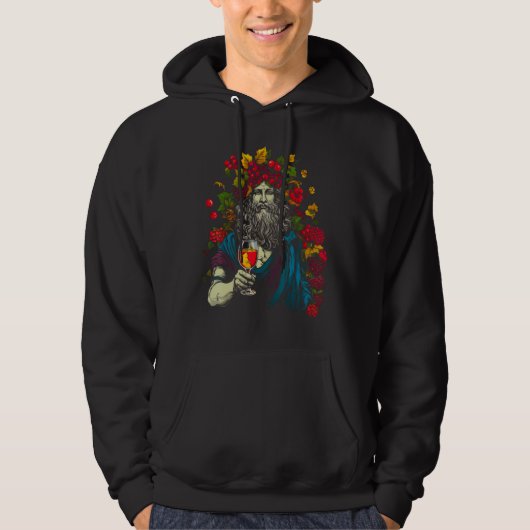 God Dionysus Greek Mythology Hoodie (Voorkant)