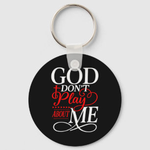 God Doet Niet Over Mij Inspirerend Geloof Sleutelhanger