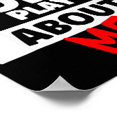 God Dont Play About Me Poster (Hoek)