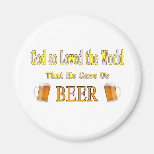 God Dus hield van de wereld Magneet (Voorkant)