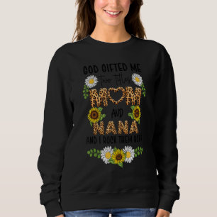 God Ed Me Twee Titels Moeder En Nana Vrouwen Oma 2 Trui