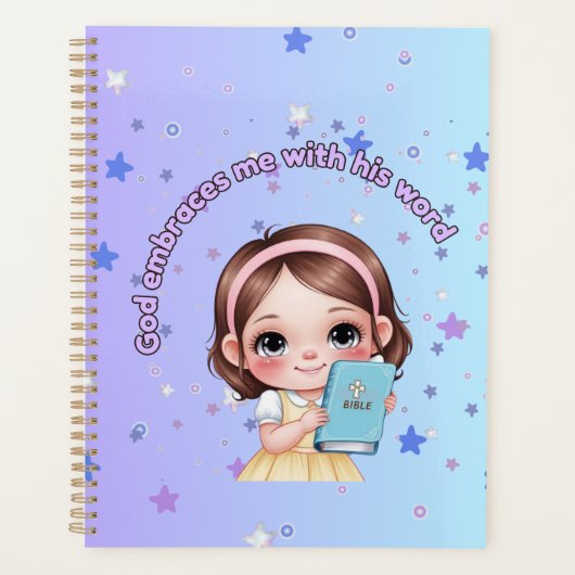 God embraces me with his word planner (Voorkant)