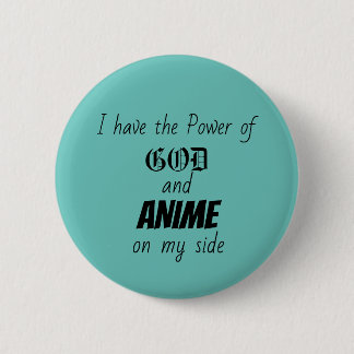 God en Anime Ronde Button 5,7 Cm