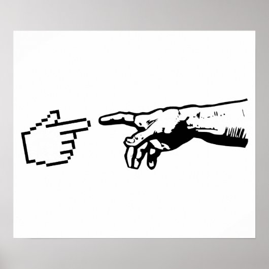 God en de machinehanden poster (Voorkant)