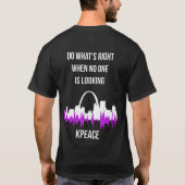 God en ik zijn verbonden t-shirt (Achterkant)