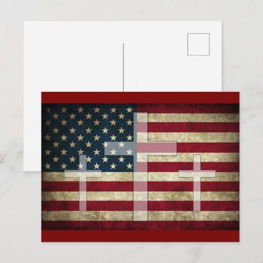 God en land briefkaart (Voorkant / Achterkant)