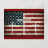 God en land briefkaart (Voorkant)