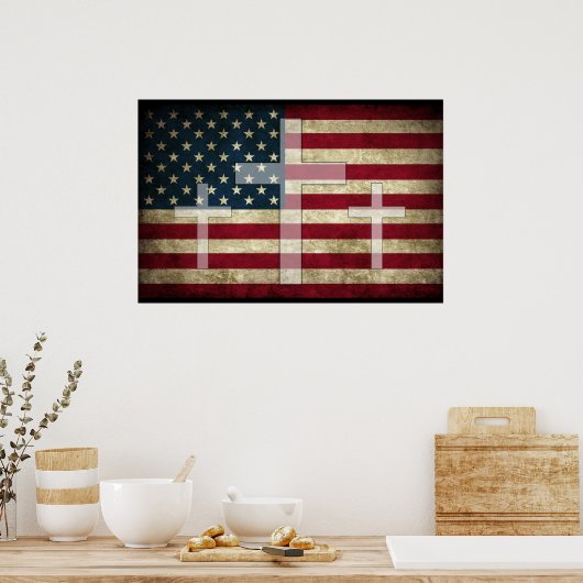 God en Land Poster (Keuken)