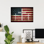 God en Land Poster (Thuiskantoor)