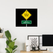 God en Pistolen Poster (Thuiskantoor)