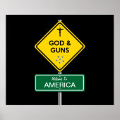 God en Pistolen Poster (Voorkant)