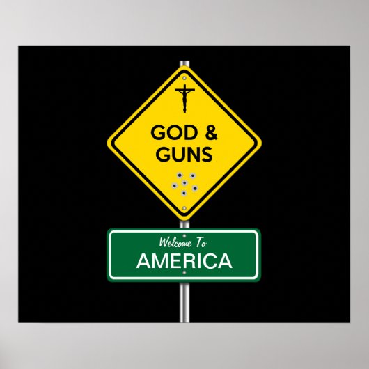 God en Pistolen Poster (Voorkant)