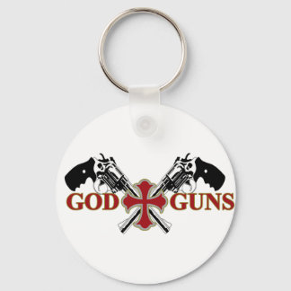 God en Pistolen Sleutelhanger
