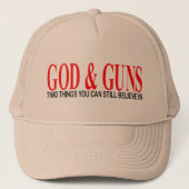 GOD en PISTOLEN Trucker Pet (Voorkant)
