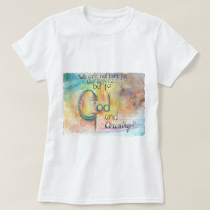God en Vaderland Aquarel T-shirt