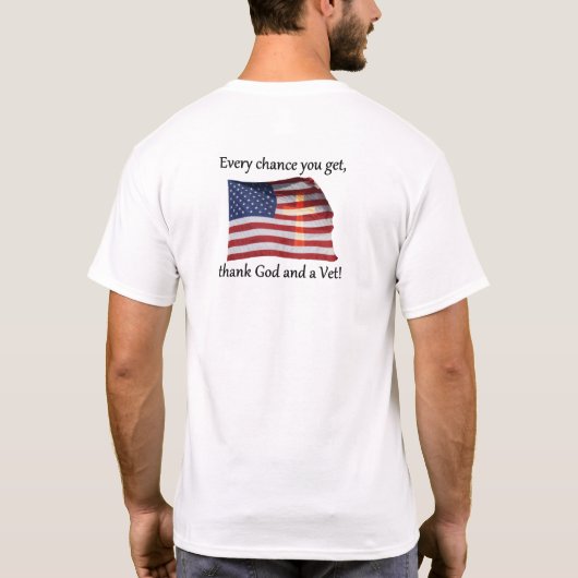 God en Vet Mannen Long Hoeve Shirt (Achterkant)