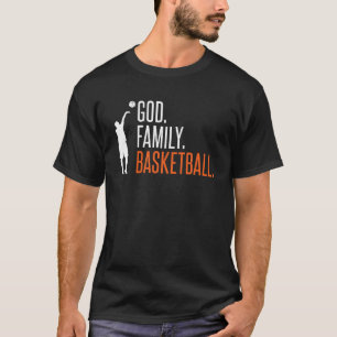 God Familie Basketbal T Shirt