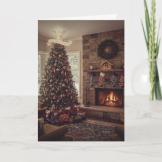God, Familie, Land Kerstkaart Feestdagen Kaart