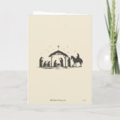 God, Family, Country Christmas Card Feestdagen Kaart (Achterkant)