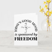 God Family Country Dom Faith Dom Family Love Cross Kaart (Gele Bloem)