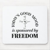 God Family Country Dom Faith Dom Family Love Cross Muismat (Voorkant)