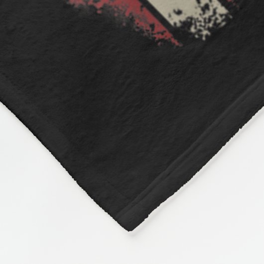 God Family Country  Fleece Deken (Hoek)