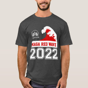 God Family Country Freedom 2022 MAGA Red Wave T-shirt