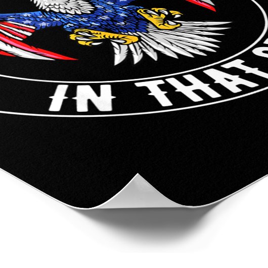 God Family Country In That Order Christian Patriot Poster (Hoek)