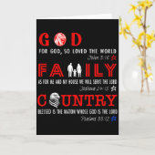 God Family Country Kaart (Gele Bloem)