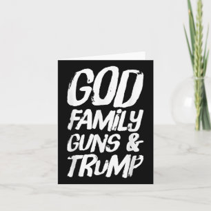 God Family Pistolen & Trump wint President Ele Kaart