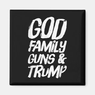 God Family Pistolen &amp; Trump wint President Ele Magneet