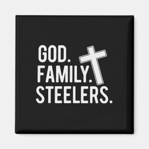 God Family Steelers Pro ons Vlag Vaderdag pa.p Magneet