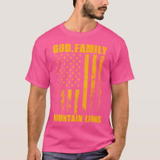 God Family Vlag van de Verenigde Staten T-shirt